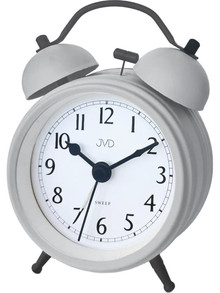 Budzik wskazówkowy JVD SRP2218.3 - 9,5x13 cm - dzwonienie mechaniczne