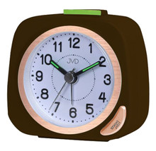 Budzik kwarcowy z płynącą wskazówką JVD SRP7202.4 - 7x6,5 cm