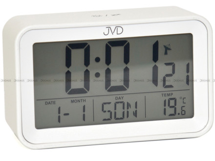 Budzik cyfrowy z termometrem, sterowany radiowo RB3544.1 - 10x6,5 cm