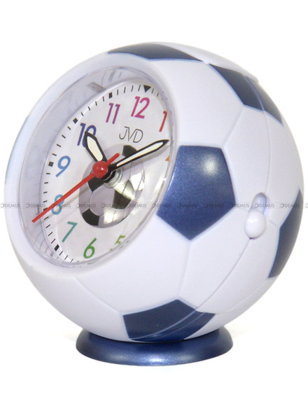 Budzik kwarcowy dla dzieci piłka JVD SRP9001.2 - 9x9 cm