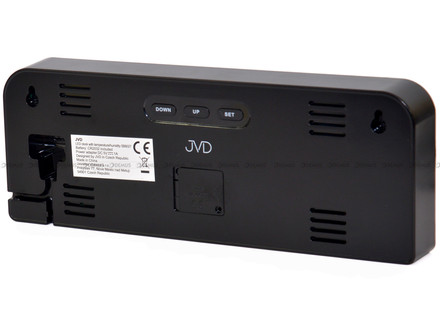 Sieciowy Budzik cyfrowy z termometrem i higrometrem JVD SB8027.2 - 24x9 cm