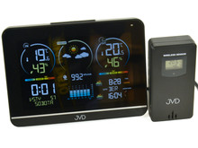 Stacja pogody, sterowana falą radiową JVD RB3408 - 16x11,5 cm