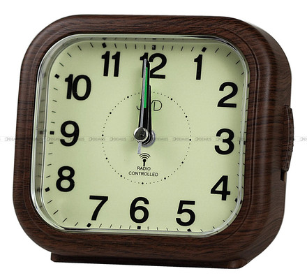 Budzik sterowany radiowo JVD RB1603.1 - 12x11 cm