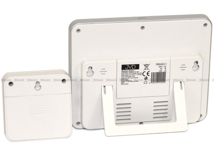 Stacja pogody, sterowana falą radiową JVD RB6685.1 - 14x11,5 cm