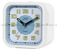 Budzik kwarcowy z płynącą wskazówką JVD SRP9504.3 - 9,5x9,5 cm