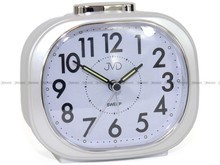 Budzik kwarcowy z płynącą wskazówką JVD SRP2010.3 - 12x10,5 cm