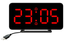 Sieciowy Budzik cyfrowy z termometrem JVD SB3216.3 - 15,5x7,5cm