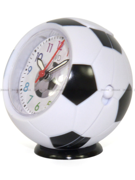Budzik kwarcowy dla dzieci piłka JVD SRP9001.1 - 9x9 cm
