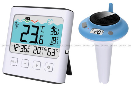 Bezprzewodowy Termometr elektroniczny do basenów JVD T777 z wodoodpornym czujnikiem