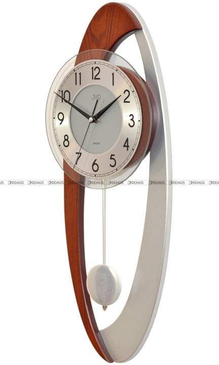 Zegar wiszący kwarcowy z płynąca wskazówką JVD NS11004.23 - 22x59 cm