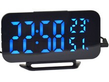 Budzik cyfrowy z termometrem JVD SB3725.1 - 16x9 cm