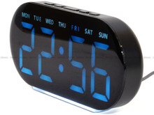 Sieciowy Budzik cyfrowy z termometrem JVD SB8035.4 - 18x8,5 cm