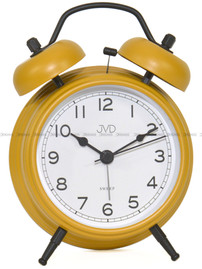 Budzik wskazówkowy JVD SRP2219.2 - 12,5x16,5 cm - dzwonienie mechaniczne