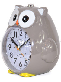 Budzik dziecięcy Sowa z dzwonieniem mechanicznym JVD SRP3001.2 - 13x13 cm
