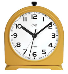 Budzik kwarcowy JVD SRP2221.1 - 9,5x13 cm - dzwonienie mechaniczne