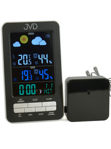 Stacja pogody, sterowana falą radiową JVD RB6687.1 - 9x15 cm