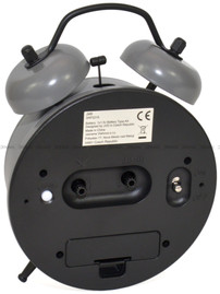 Budzik wskazówkowy JVD SRP2219.3 - 12,5x16,5 cm - dzwonienie mechaniczne