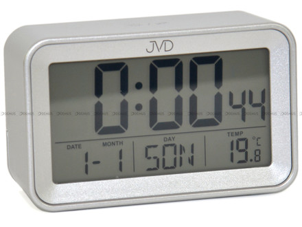 Budzik cyfrowy z termometrem, sterowany radiowo RB3544.2 - 10x6,5 cm