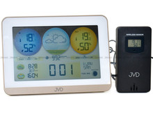 Stacja pogody, sterowana falą radiową JVD RB3409 - 16x11,5 cm