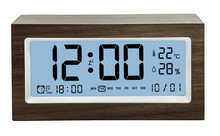 Budzik cyfrowy z termometrem i higrometrem JVD SB2896 - 15,5x7,5 cm