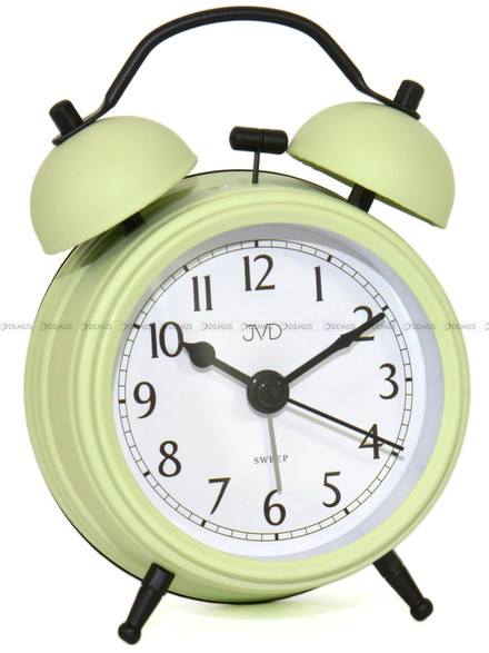 Budzik wskazówkowy JVD SRP2218.1 - 9,5x13 cm - dzwonienie mechaniczne