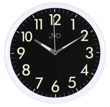 Zegar ścienny JVD HP301.1 - 30 cm - Fluorescencyjne indkesy i wskazówki