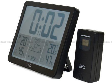 Stacja pogody, sterowana falą radiową JVD RB3569 - 17,5x14 cm