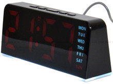 Sieciowy Budzik cyfrowy z termometrem JVD SB8033.4 - 16x6,5 cm