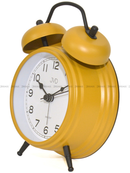 Budzik wskazówkowy JVD SRP2219.2 - 12,5x16,5 cm - dzwonienie mechaniczne