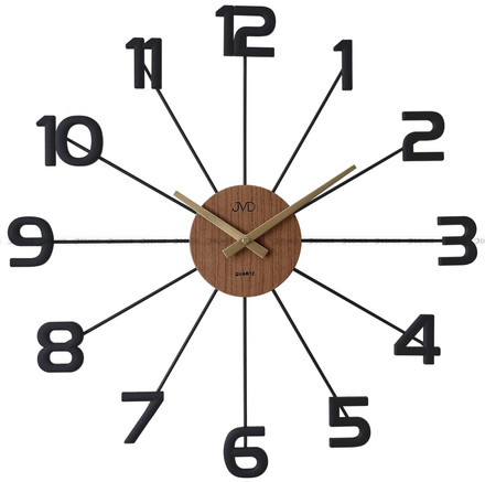 Duży Zegar ścienny JVD HT118.1 - 49 cm