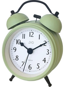 Budzik wskazówkowy JVD SRP2218.1 - 9,5x13 cm - dzwonienie mechaniczne
