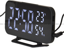 Budzik cyfrowy z termometrem JVD SB3725.3 - 16x9 cm