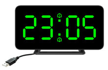 Sieciowy Budzik cyfrowy z termometrem JVD SB3216.1 - 15,5x7,5cm