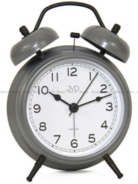 Budzik wskazówkowy JVD SRP2219.3 - 12,5x16,5 cm - dzwonienie mechaniczne