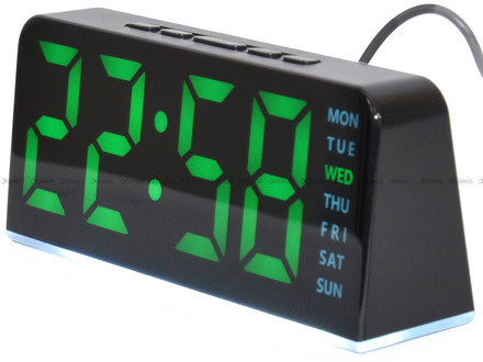 Sieciowy Budzik cyfrowy z termometrem JVD SB8033.2 - 16x6,5 cm