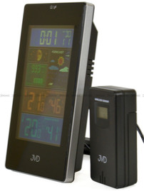 Stacja pogody, sterowana falą radiową JVD RB3389 - 11x18,5 cm