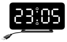 Sieciowy Budzik cyfrowy z termometrem JVD SB3216.2 - 15,5x7,5cm