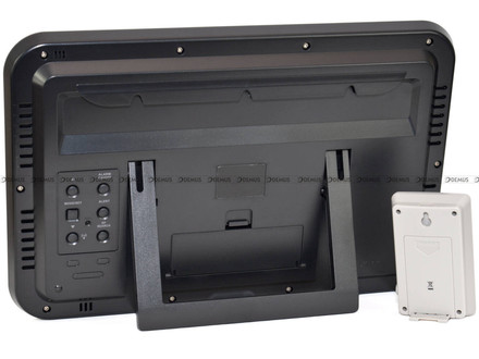 Zegar cyfrowy sterowany radiowo JVD RB9385 - z zewnętrznym czujnikiem temperatury