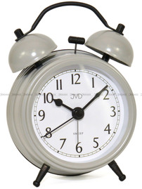 Budzik wskazówkowy JVD SRP2218.3 - 9,5x13 cm - dzwonienie mechaniczne
