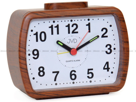 Budzik z dzwonieniem mechanicznym JVD SR309.8 - 12x9 cm