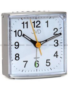 Budzik kwarcowy z płynącą wskazówką JVD SRP002.3 - 8x7 cm