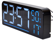 Sieciowy Budzik cyfrowy z termometrem i higrometrem JVD SB8027.1 - 24x9 cm