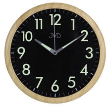 Zegar ścienny JVD HP301.2 - 30 cm - Fluorescencyjne indkesy i wskazówki