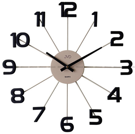 Duży Zegar ścienny JVD HT119.1 - 49 cm