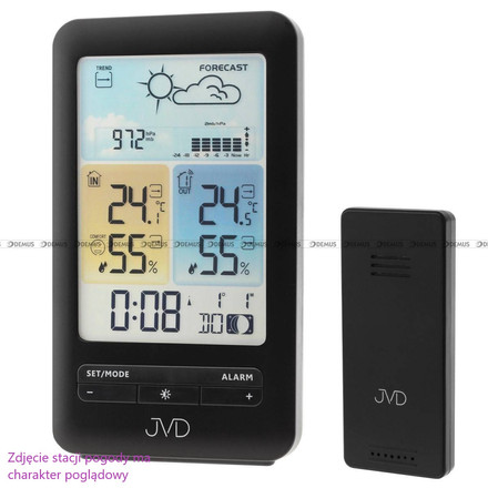 Czujnik do elektronicznej stacji pogody JVD RB3395.2 - SN3395 - 4x9,5 cm