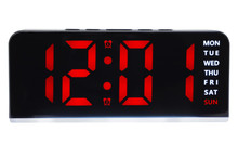 Sieciowy Budzik cyfrowy z termometrem JVD SB8033.4 - 16x6,5 cm