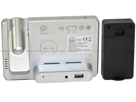 Stacja pogody, sterowana falą radiową i projektorem JVD RB3539 - 15,5x10,5 cm