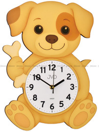 Duży Dziecięcy zegar ścienny pies JVD HJ115 - 29x40 cm