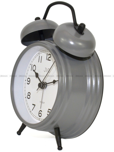 Budzik wskazówkowy JVD SRP2219.3 - 12,5x16,5 cm - dzwonienie mechaniczne