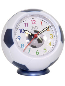 Budzik kwarcowy dla dzieci piłka JVD SRP9001.2 - 9x9 cm